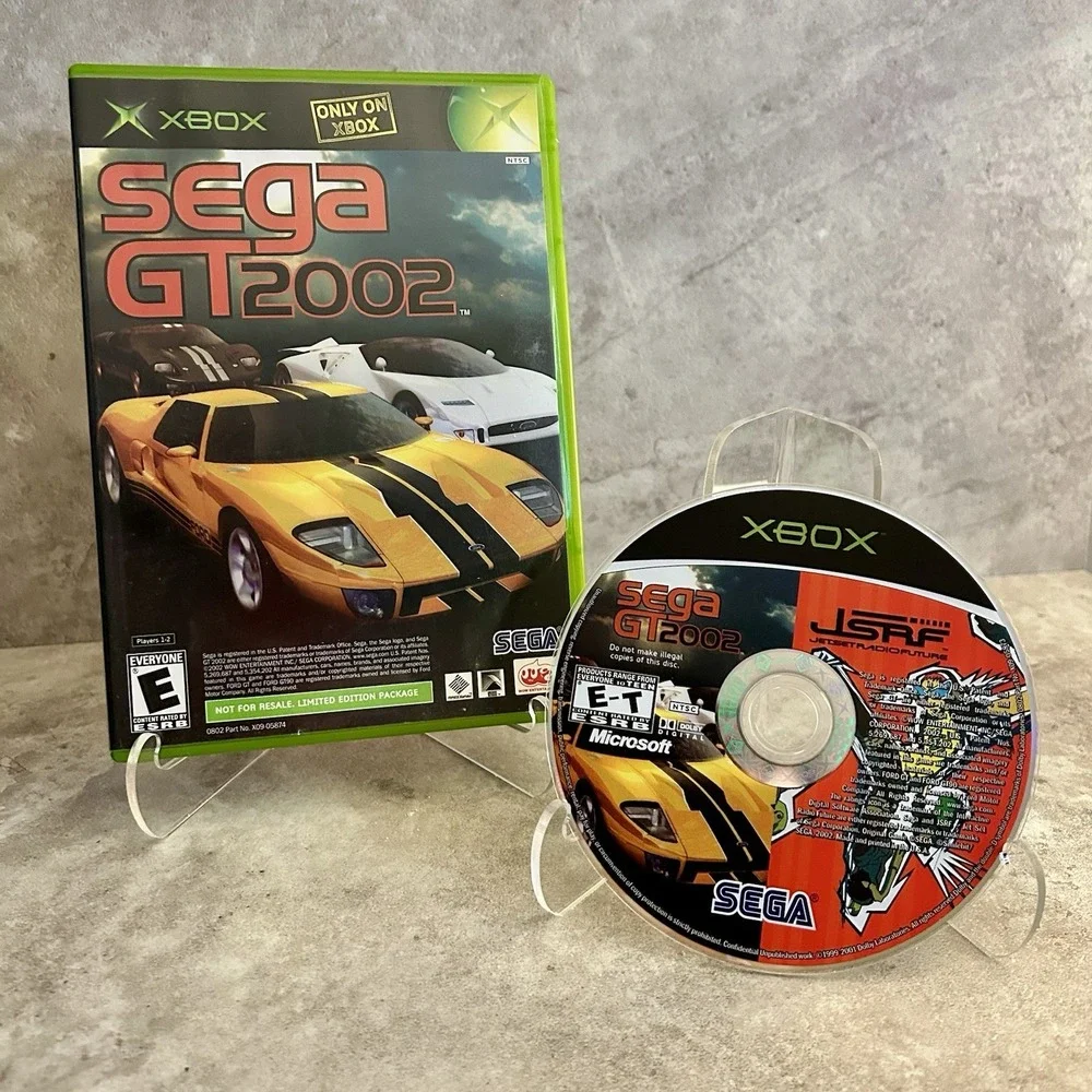 JSRF Jet Set Radio Future & Sega GT 2002 - Original Xbox - CIB Complete Tested